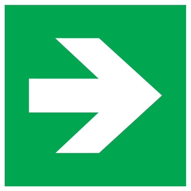 Panneaux rigides 200x200 mm secours évacuation - PNCPSC-NV01/FLSC_0