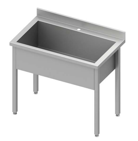 Plonge inox maxi 1 cuve profonde 300 mm soudée 700x600x900 - 931336070_0