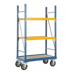 Provost Chariot pour fortes charges 1200kg - 82 x 112,6 x 191cm - bleu acier 402101340_0