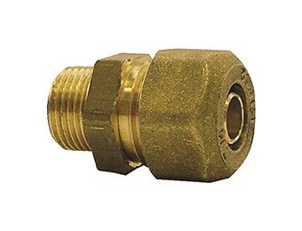 Raccord droit compression - Dumont - P.E.R. mâle - Plusieurs dimensions disponibles_0