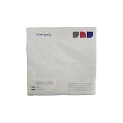 Serviettes Airlaid, paquet de 50 pièces, 40 x 40 cm, blanc - blanc textile 8000766265080_0