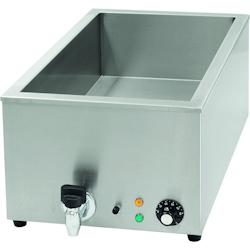 Stalgast Bain Marie à Poser en Inox avec Robinet GN 1/1 150 mm - inox 0652733739544_0