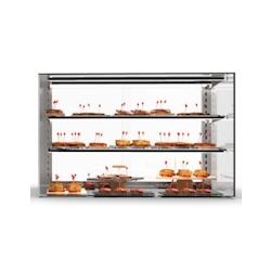 Vitrine d'exposition neutre sans structure - L 1000 mm | Sayl - EPV100 - noir 718603517732_0
