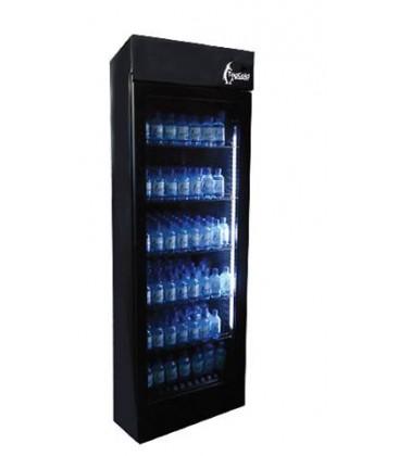 Vitrine réfrigérée noire i-Cool - verticale positive - (+2°C à +10°C) - gaz R600a - intérieur et extérieur noir_0