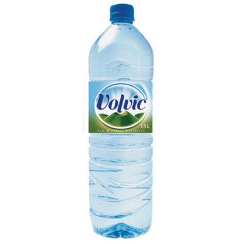 VOLVIC EAU PLATE - BOUTEILLE 1,5 L (LOT 12 BOUTEILLES)