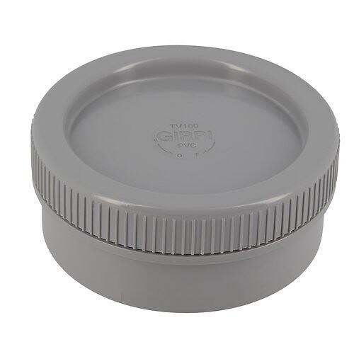18 X TAMPON DE VISITE PVC - DIAMÈTRE 100 MM - TV100 GIRPI