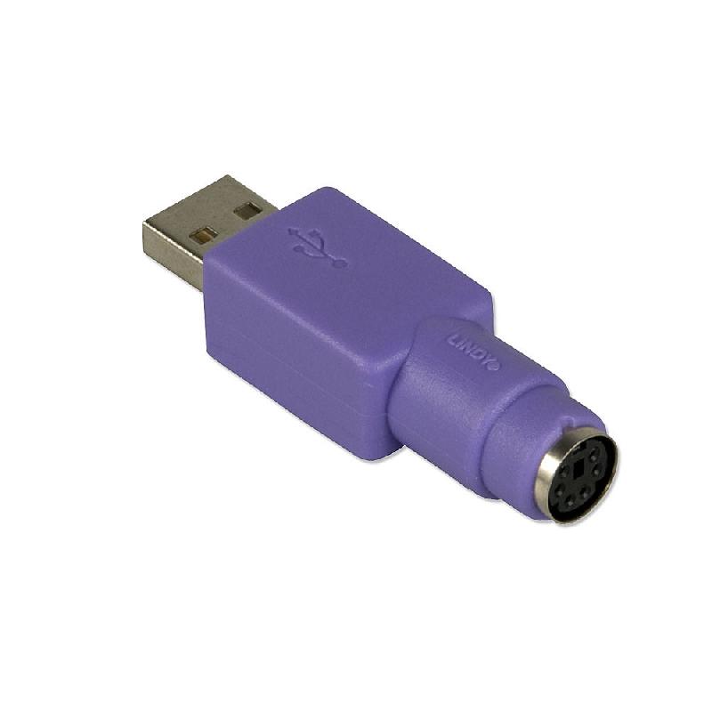 ADAPTATEUR KVM PS/2-USB MULTIPROTOCOLE - PRISE CLAVIER LINDY 70510_0