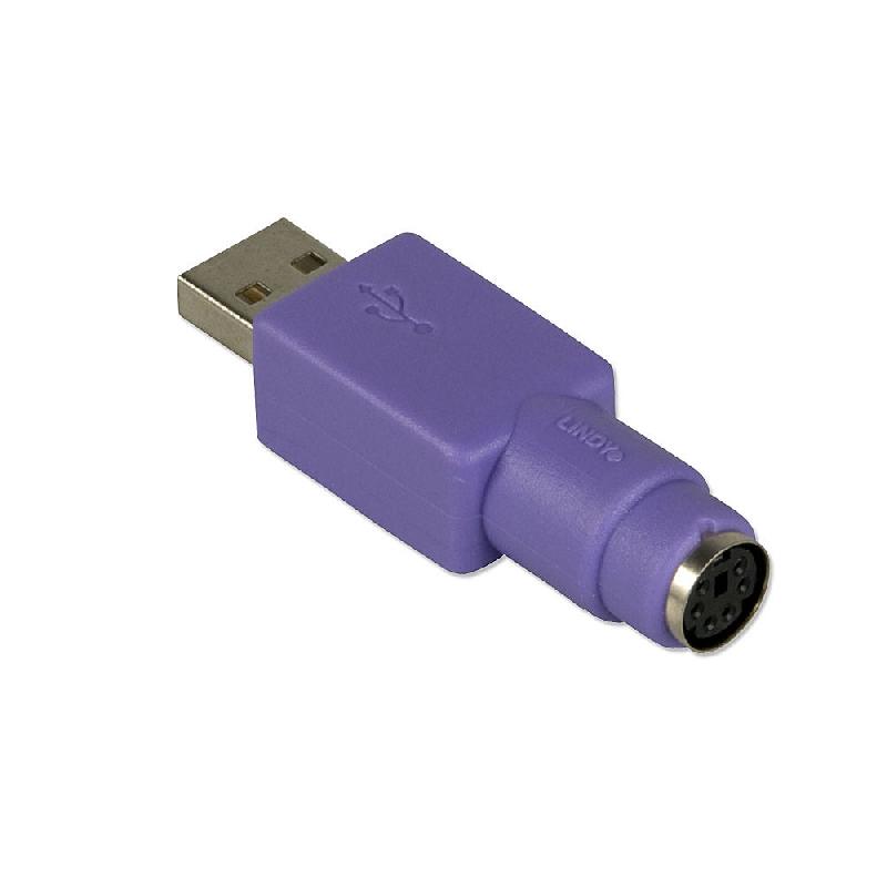 Adaptateur KVM PS/2-USB multiprotocole - Prise clavier - Lindy 70510_0