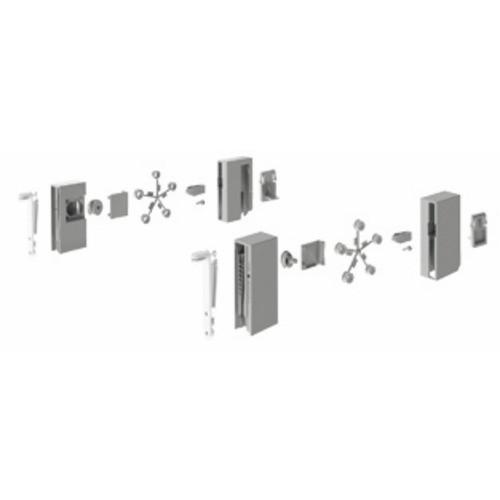 ADAPTATEURS DESIGNSIDE POUR TIROIRS INNOTECH ATIRA-GRIS-H144MM HETTICH
