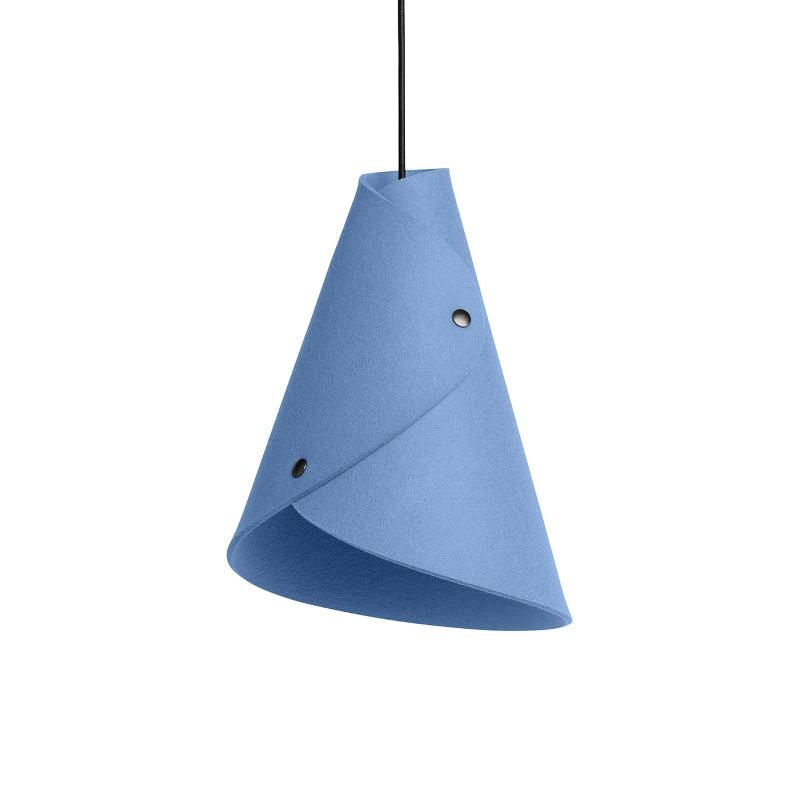 ALMUT VON WILDHEIM ALMUT 0314 SUSPENSION ARQUÉE, 1 LAMPE, BLEU PASTEL