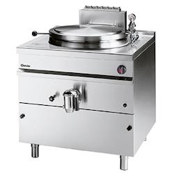 Marmite industrielle Bartscher en inox à gaz - 455 litres - Ø900 mm - 58 000 W - Gaz naturel - Réf : 2800081_0