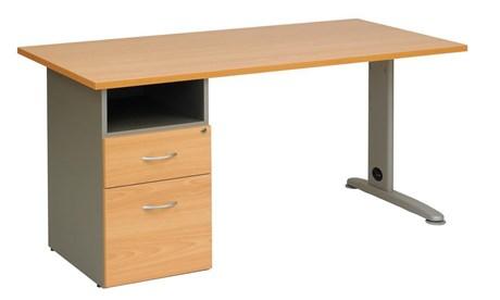 BUREAU OPÉRATIONNEL SCÉNARIO MERISIER 140 CM