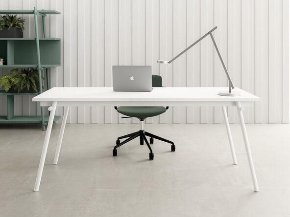 Bureau de direction KNOT plateau mélaminé soft-touch DVO_0