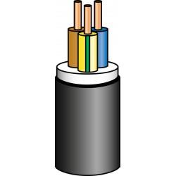 Câble U-1000 R2V noir - au mètre - NMA Drive - 0,6/1 kV - Dhome - âme rigide massive_0