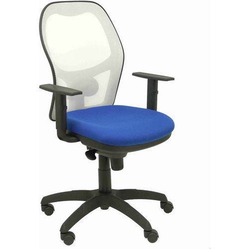 CHAISE JORQUERA ACCOUDOIRS RÉGLABLES BLANC/BLEU - PIQUERAS Y CRESPO