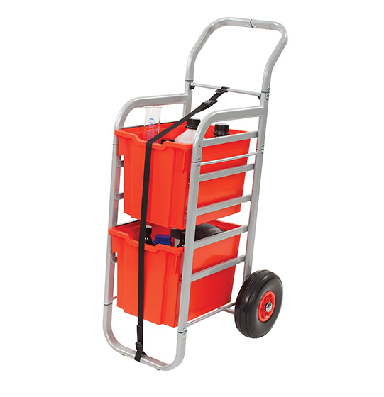 Chariot Rover Gratnells avec 2 bacs F3 - Réf ROVERSET05 - BIOLAB - Conçu pour charges lourdes et terrains accidentés_0