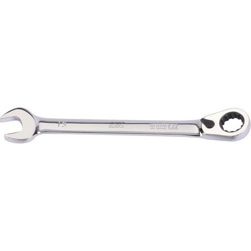 CLÉ MIXTE À CLIQUET MULTI-EMPREINTES 13 MM - SAM
