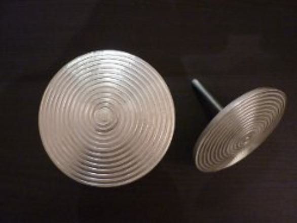 Clous de voirie inox strié - Ker-Metal - diamètre 40 mm à 150 mm_0