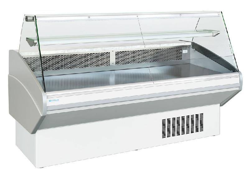Comptoir d'exposition vitrage droit froid ventilé température ... - POM150V_0