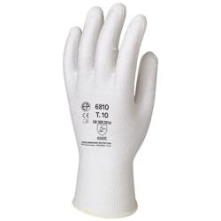 Coverguard - Gants anti coupures blanc HPPE enduit PU EUROCUT 6810 (Pack de 12) Blanc Taille 8 - 3435241068088_0