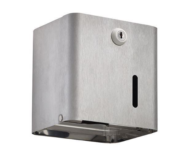 Distributeur Papier Hygiénique - Paquet/Rouleau - Hauteur 135mm, Largeur 115mm, Longueur 135mm, Poids 0.501 kg_0