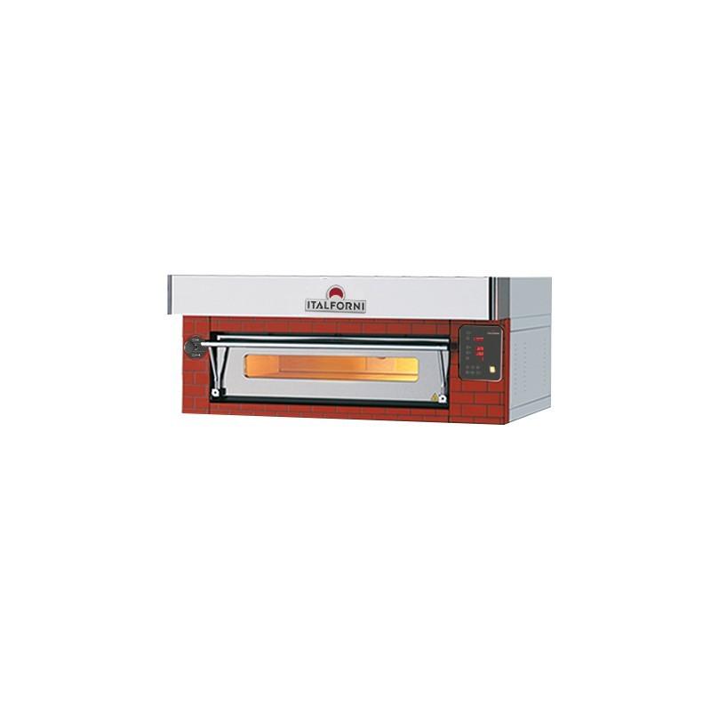 Four à pizza rustique 9xØ30cm L1320 Commandes digitales Italforni Furnotel_0