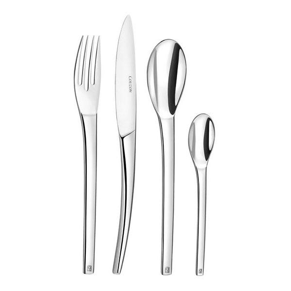 FOURCHETTE À POISSON INOX 18/10 4MM FINITION MIROIR - LOT DE 6 - COUZON - NEUVIÈME ART