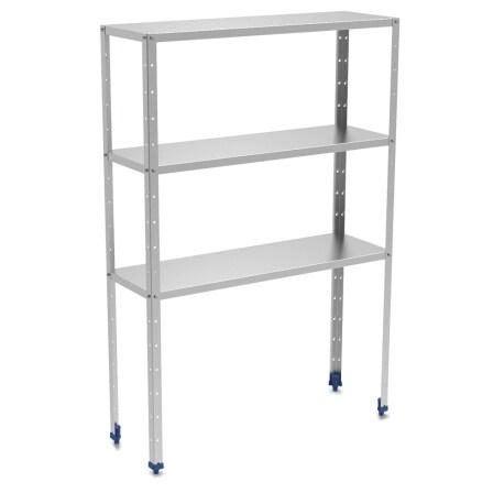 FRICOSMOS Rayonnage modulaire en acier inoxydable. 3 étagères. 1200X400X1750 - ETFRI001-1200400_0