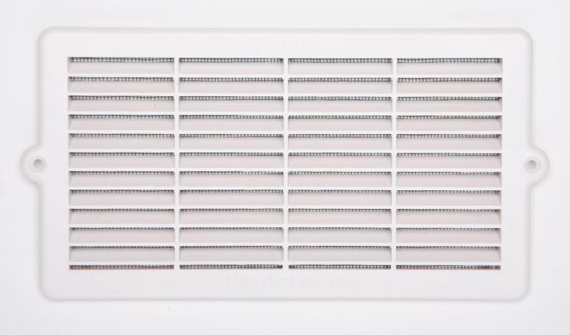 Grille d'aération abs naturel, l.12.9 x l.25.1 cm_0