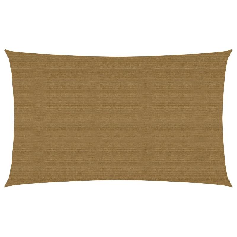 Helloshop26 - Voile toile d'ombrage parasol 160 g/m² taupe 2 x 5 m PEHD 02_0009304 - 3000502547765_0