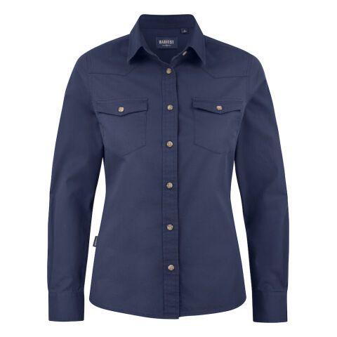 JAMES HARVEST TREEMORE CHEMISE FEMMES MARINE - TAILLE L