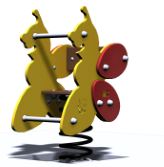 Jeu à ressort PMR Abeille - AB01PE - Crea Equipements - Pour enfants de 1 à 6 ans_0