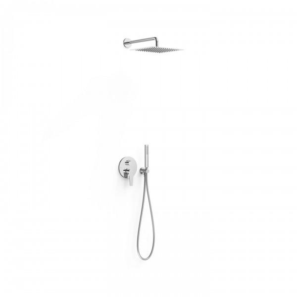 KIT DE DOUCHE ENCASTRÉ RAPID-BOX CHROMÉ - TRES 20528004