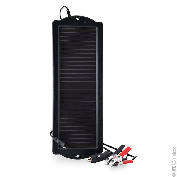 Kit solaire de maintien de charge - 1.5W 12V - Panneau amorphe pour batteries 12V avec accessoires inclus_0