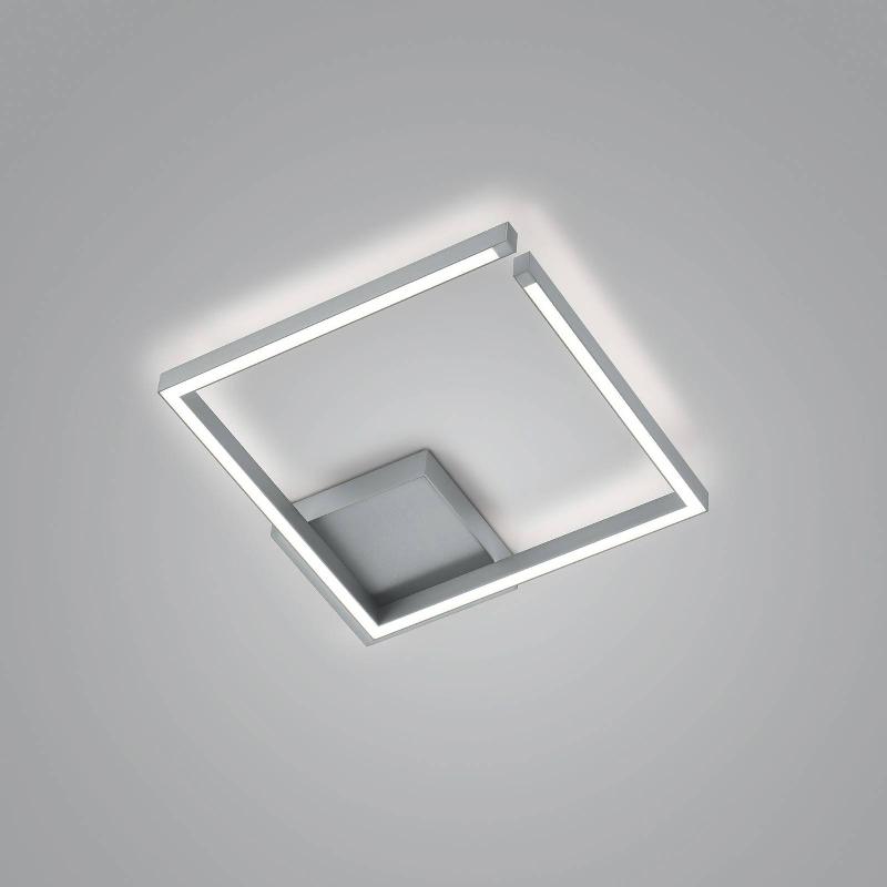KNAPSTEIN PLAFONNIER LED YOKO, UP/DOWN, 40X40 CM, NICKEL