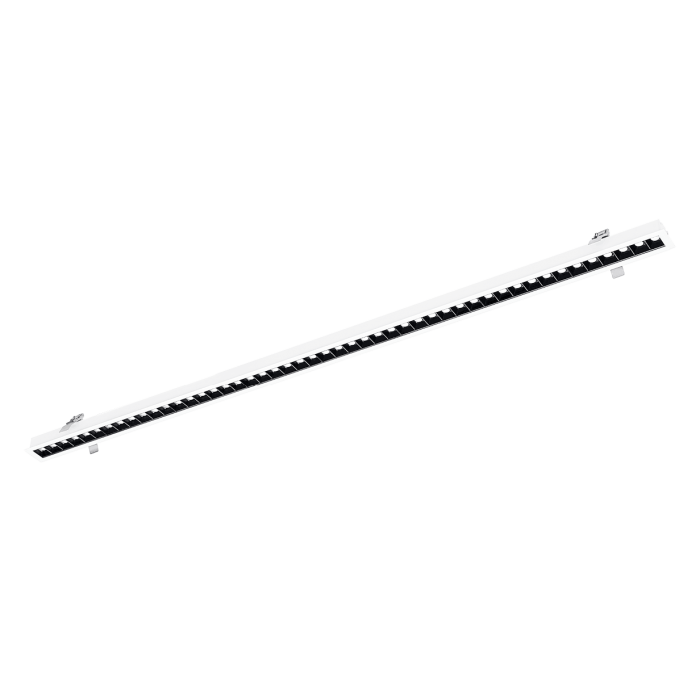 Luminaire linéaire encastré LED Toneco 2500 75W - style fin et épuré à réflecteurs optiques, dimmable et haute performance_0