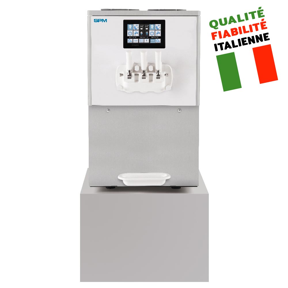 Machine à glace italienne de comptoir deux parfums numérique 500 Cornets/h - PORTOFINO 214_0