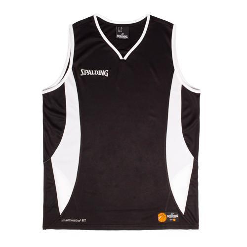MAILLOT BASKET - SPALDING - JAM NOIR BLANC
