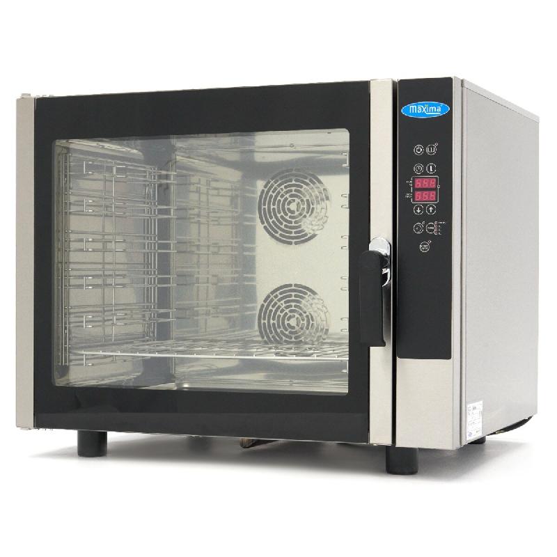 Maxima Four combiné - s'adapte à 6 plateaux (1/1 GN / 60 x 40 cm) - affichage numérique - 400V – 82 × 87 × 72 cm – 7900 W - AKS-08500209_0