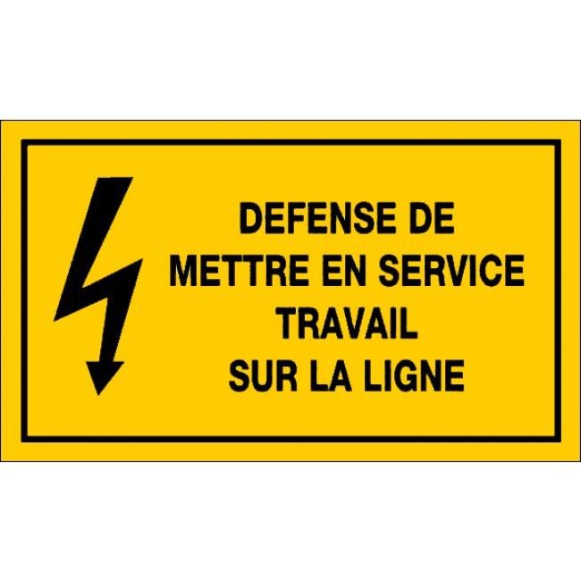 Panneaux rigides 330x200 mm jaune avertissements dangers - PNGPSC-NV10/DMST_0