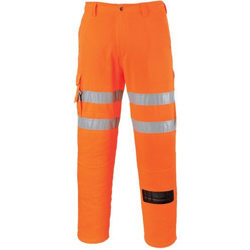 PANTALON RAIL COMBAT JAMBES LONGUES RT46 ORANGE S - PORTWEST
