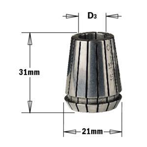 PINCE DE SERRAGE ER20 POUR FRAISE QUEUE DE 9 MM