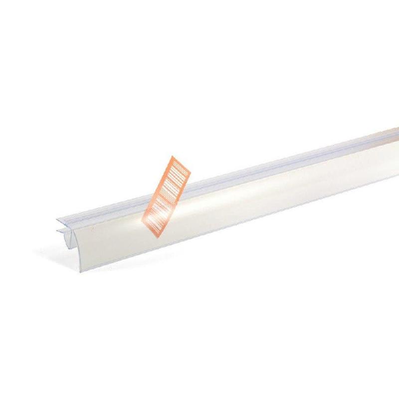 Porte-étiquette clipsable galbé - pour tablette verre 26x488mm - Transparent_0