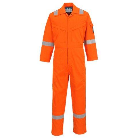 PORTWEST AF73 COMBINAISON ARAFLAME SILVER ORANGE - TAILLE 42 - STANDARD
