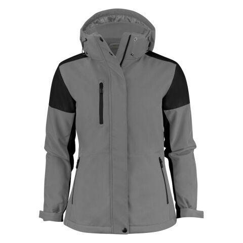 PRINTER PRIME PRIME PADDED VESTE SOFTSHELL FEMMES GRIS ACIER/NOIR - TAILLE L