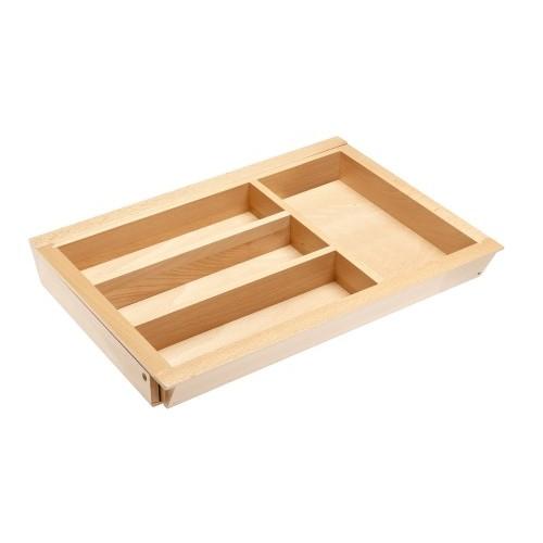RANGE-COUVERTS - EXTENSIBLE - EN BOIS - 400 À 600 MM - P 500 MM - CUSTOMI GTV