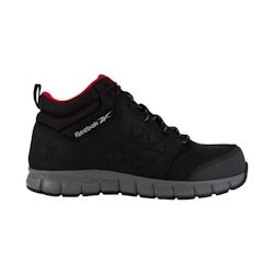 Reebok - Chaussures de sécurité montantes noire en cuir imperméable embout aluminium S3 SRC Noir Taille 43 - 43 noir matière synthétique 0690774476974_0