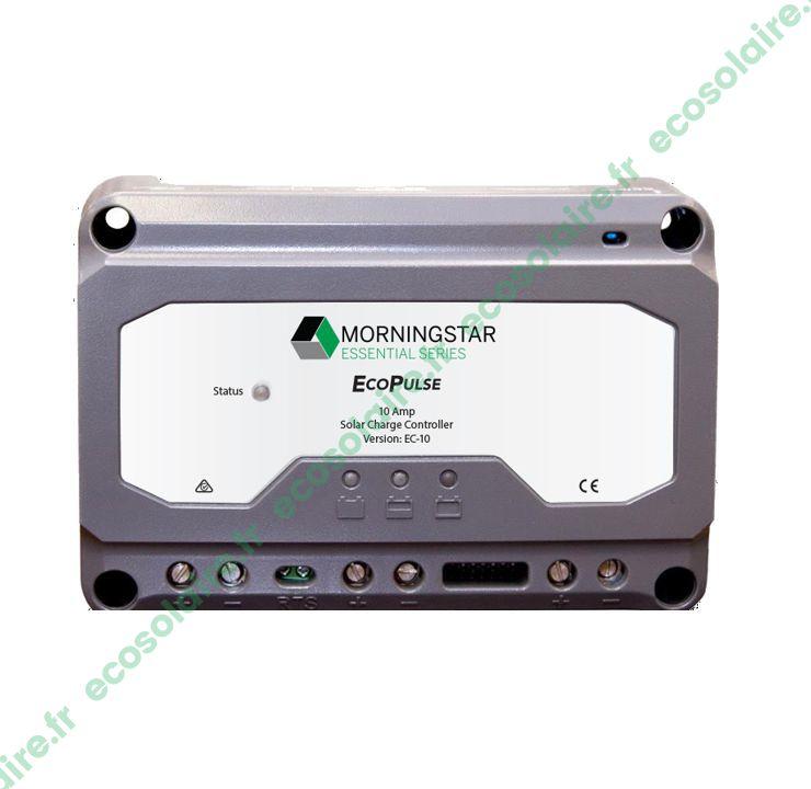 Régulateur de charge solaire ECOPULSE EC-10 - 10A 12-24V - MORNINGSTAR_0