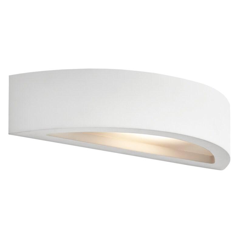 ROSSINI ILLUMINAZIONE David Applique Murale En Plâtre À Double Émission Pour Intérieur, Connexion R7S117, Puissance 80W, Couleur Blanche À Peindr_0