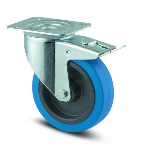 ROULETTE PIVOTANTE BLOCAGE TOTAL -TRANSPORT MATÉRIEL FRAGILE - Ø 125 MM - ALPHA TENTE